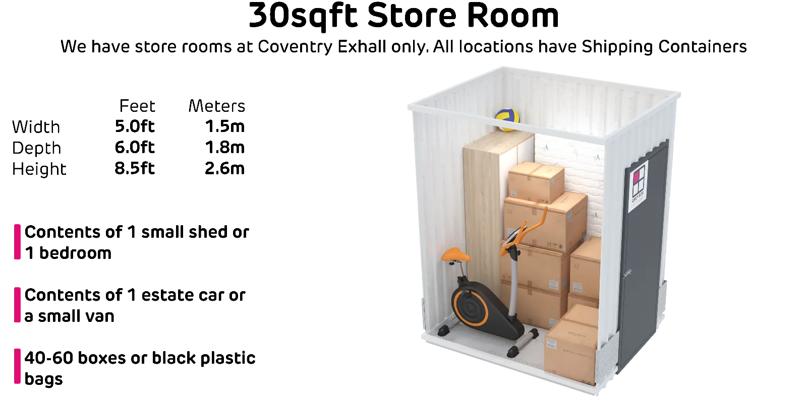 Storeroom 30sqft
