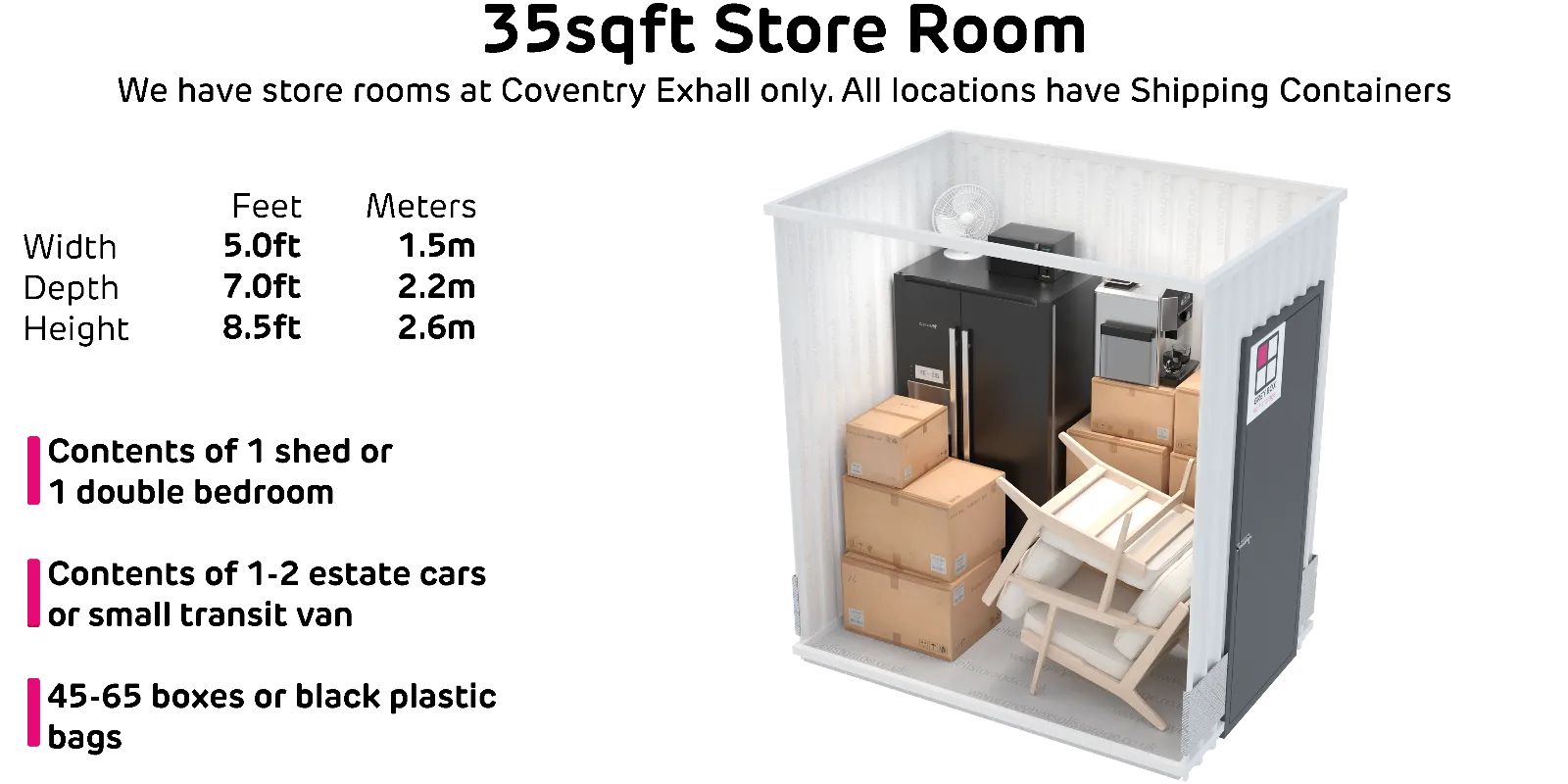 Storeroom 35sqft