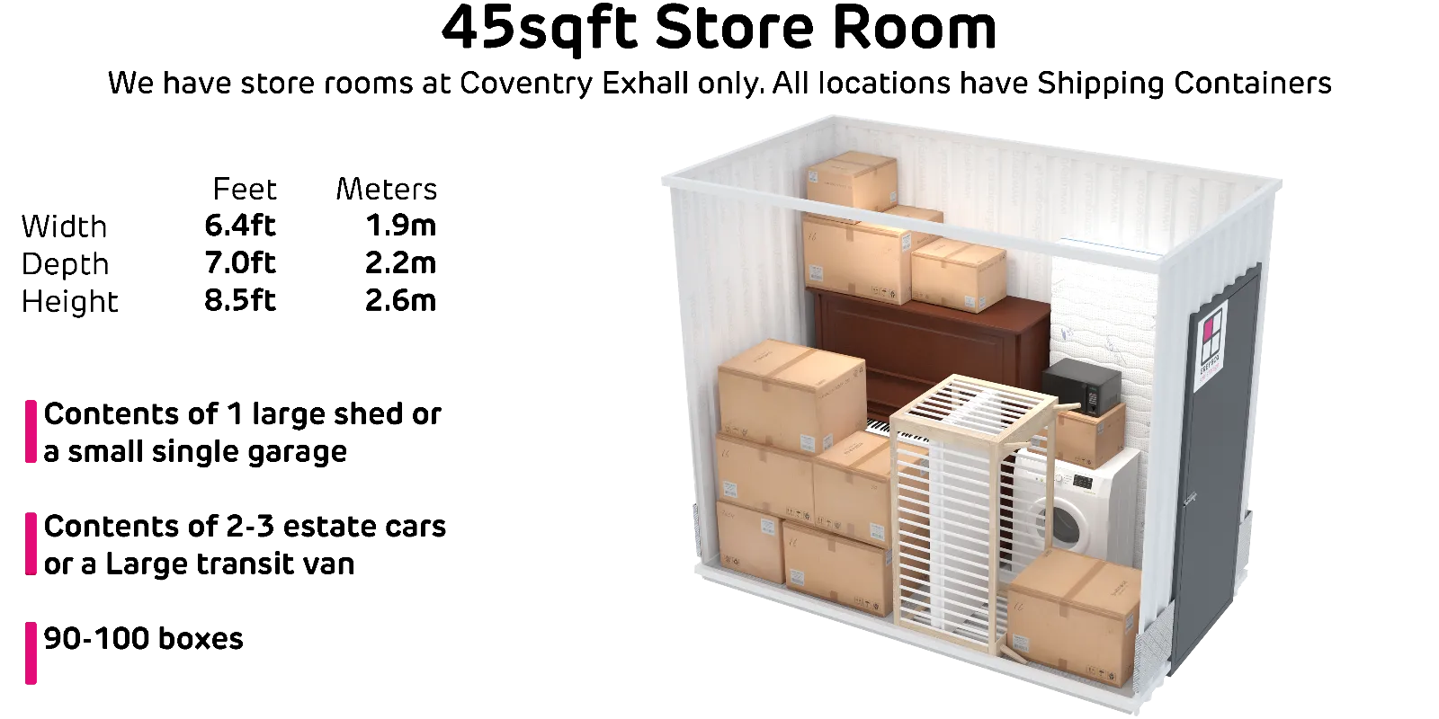 Storeroom 45sqft