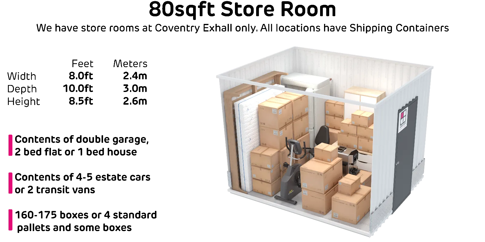 Storeroom 80sqft