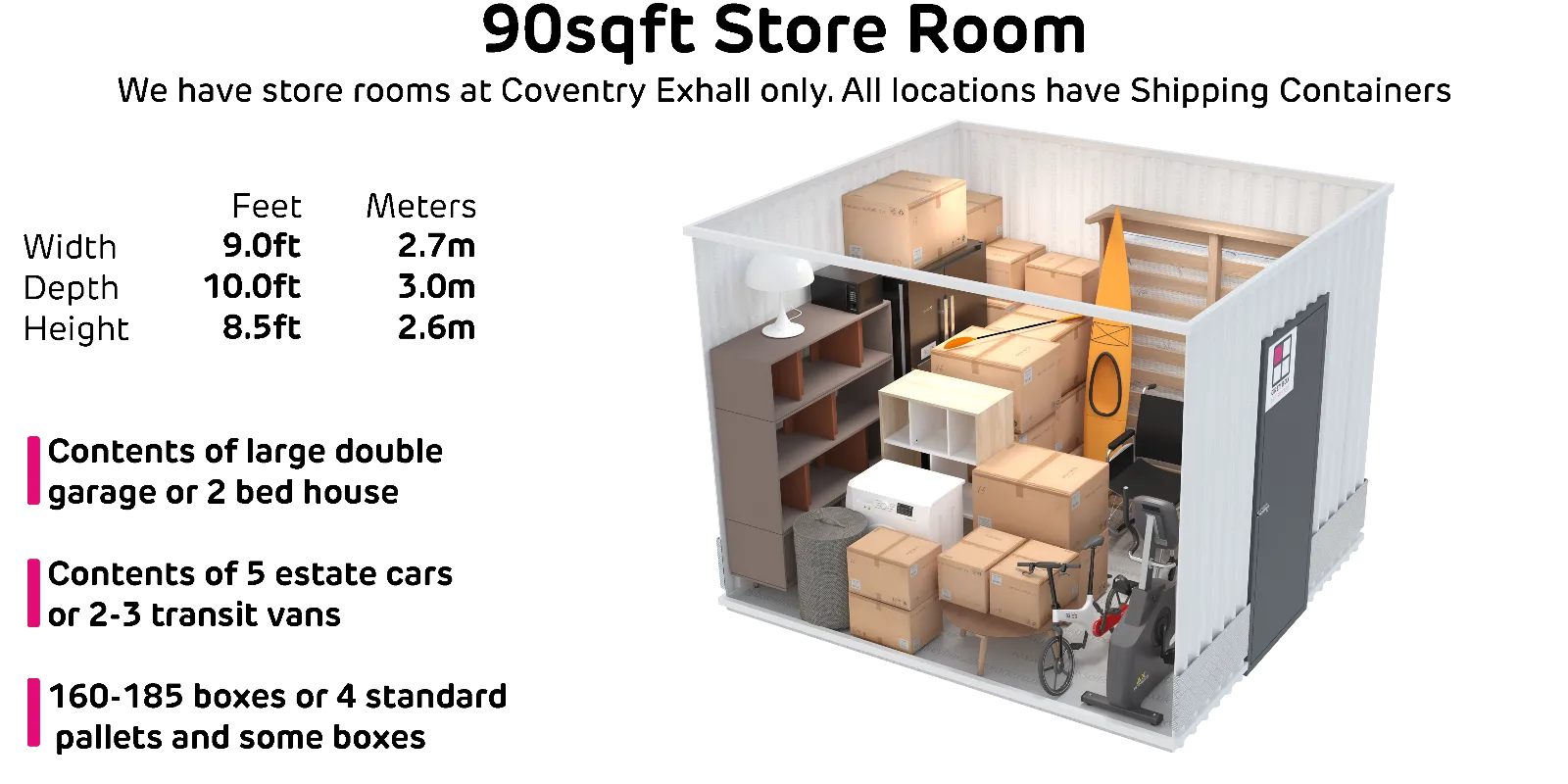 Storeroom 90sqft